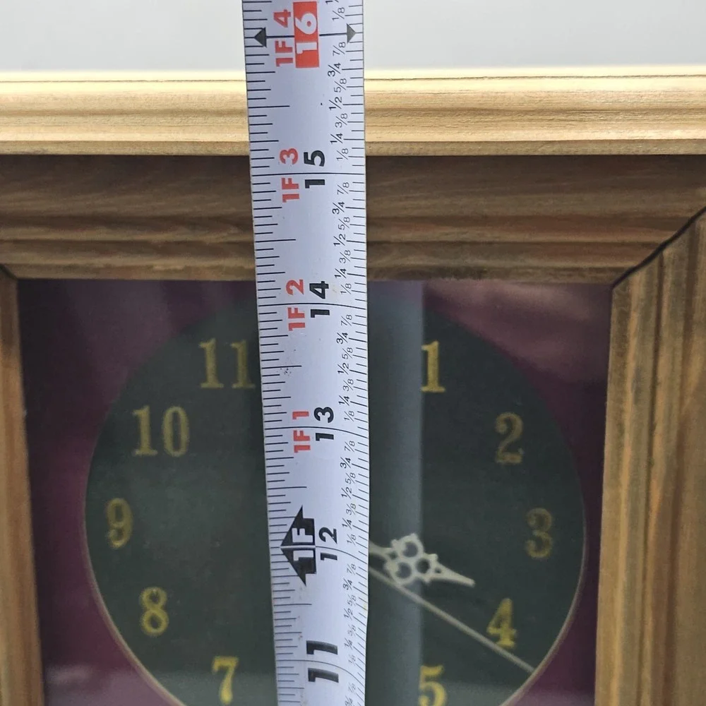 Vintage Duck Loon Mantel Shelf Clock Grandmacore Rustic Cottagecore Farmhouse